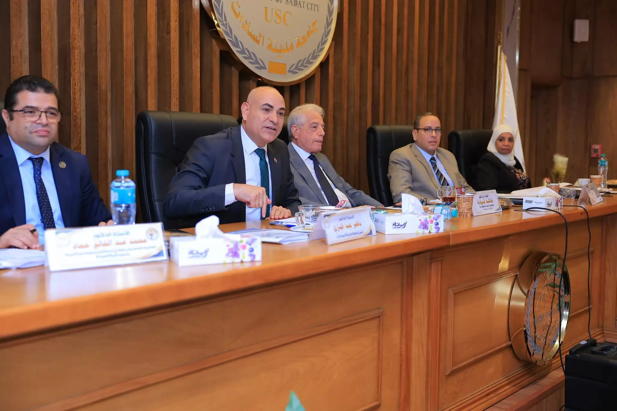 جامعة السادات تطلق المائدة المستديرة العاشرة لرجال الأعمال