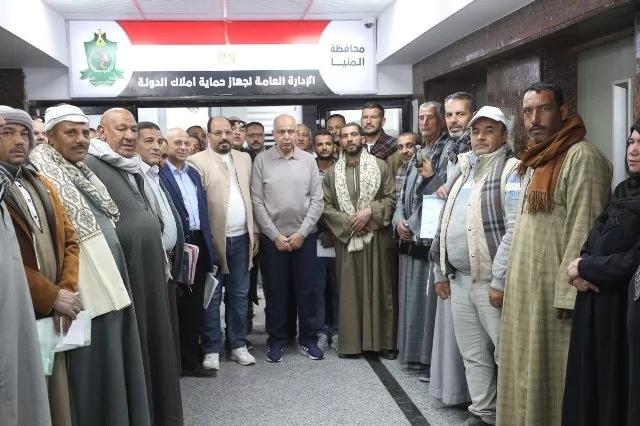 محافظة المنياالأولى على مستوى الجمهورية في ملف تقنين أراضي الدولة