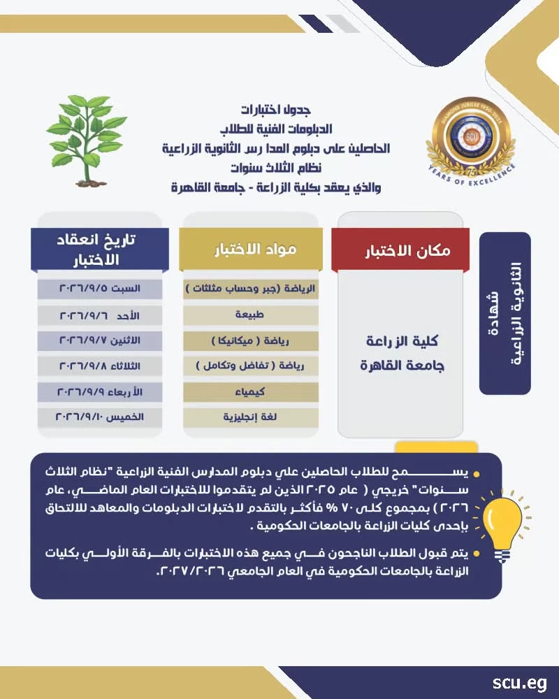 بدء اختبارات الدبلومات والمعاهد الفنية للالتحاق بالكليات..1 أغسطس