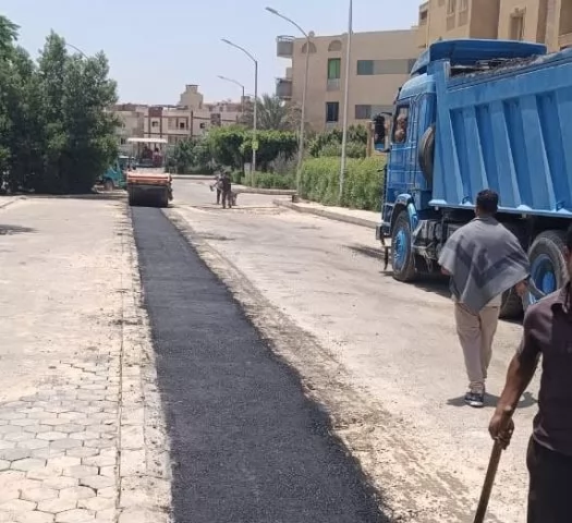 بيان هام من رئيس جهاز 15 مايو عن أحدث مشروعات الطرق فى المدينة.. 