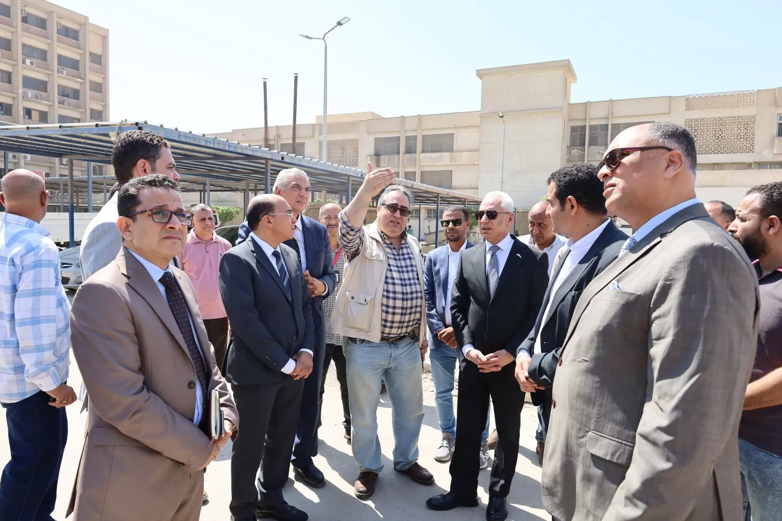 افتتاح التوسع بوحدة الاستقبال والطوارئ الجامعية بإضافة20سريرعناية