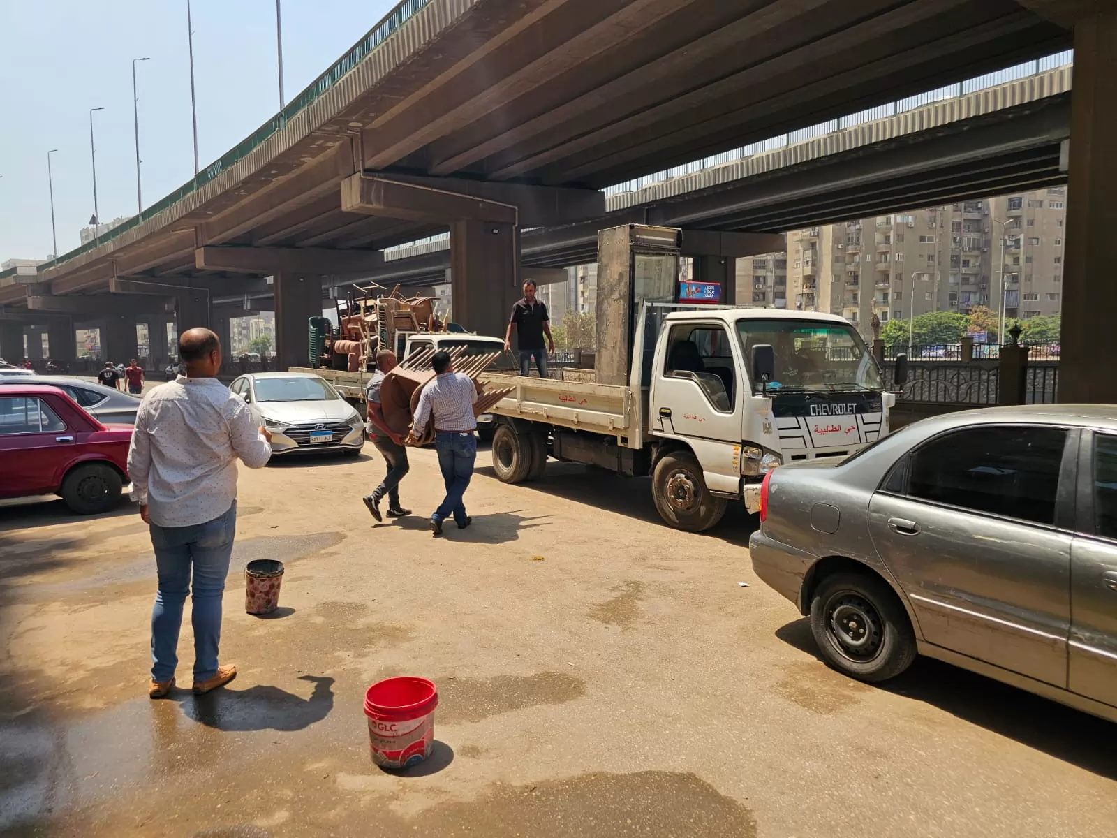 حي الطالبية : حملة مكبرة لرفع كفاءة ترعة المريوطية للارتقاء بمنظومة النظافة وإعادة الانضباط 