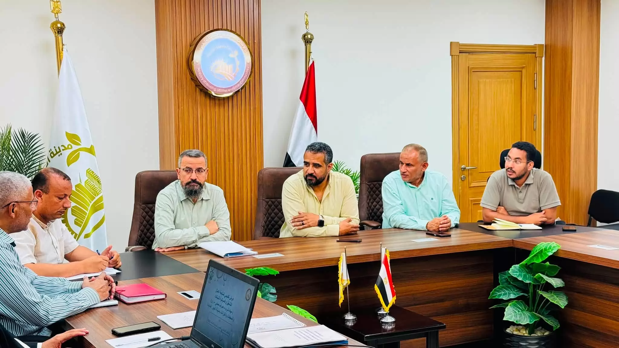 رئيس جهاز العبور الجديدة يتابع منظومة المرافق والكهرباء