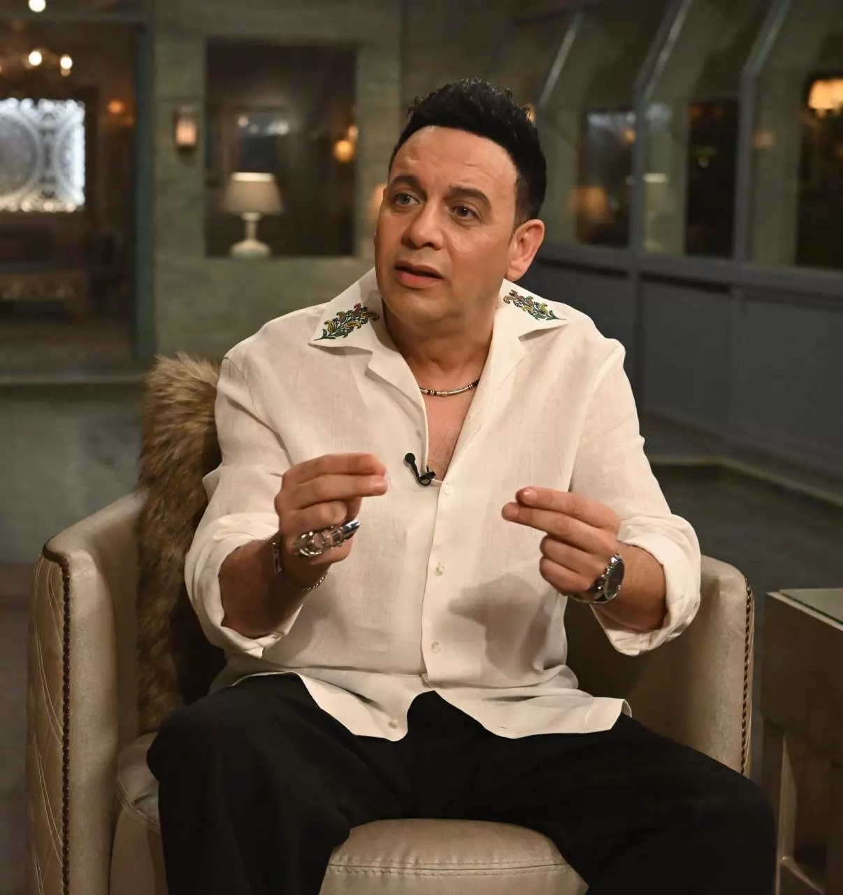 مصطفى قمر ضيف إسعاد يونس فى برنامج 