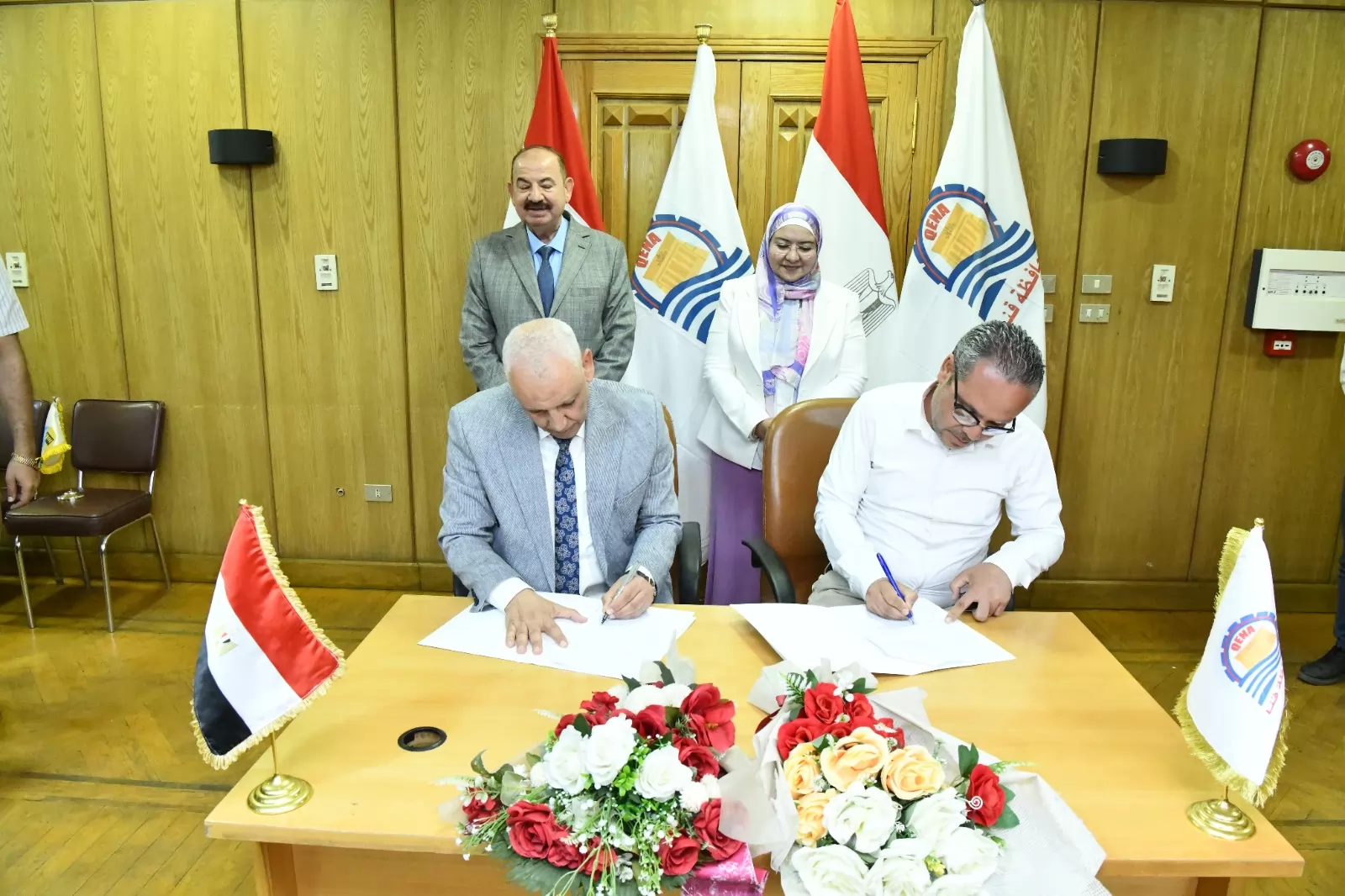  توقيع 7 بروتوكولات لتطوير منظومة المياه والصرف بقنا