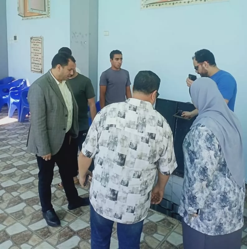 وكيل الرياضة يتفقد حمامات السباحة بمراكز شباب القليوبية