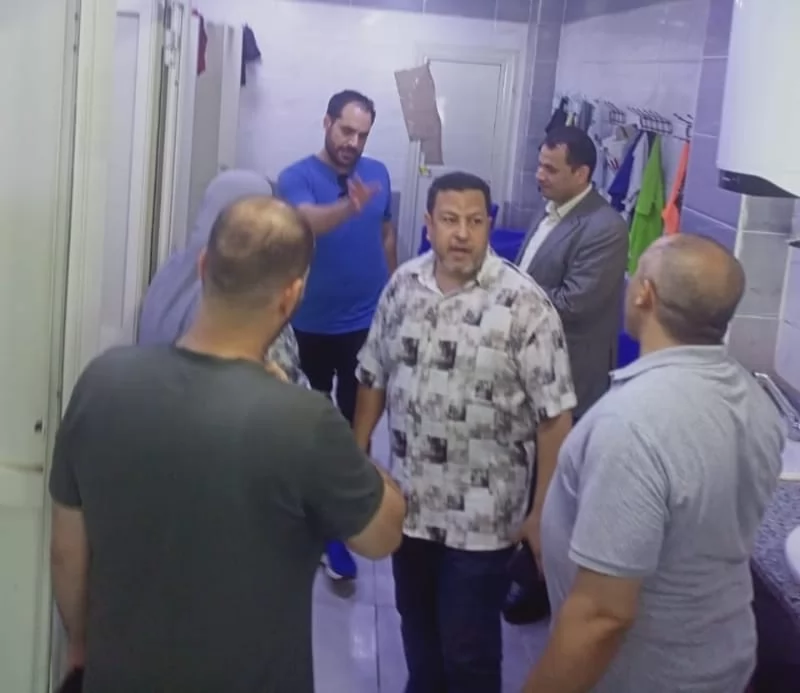 وكيل الرياضة يتفقد حمامات السباحة بمراكز شباب القليوبية