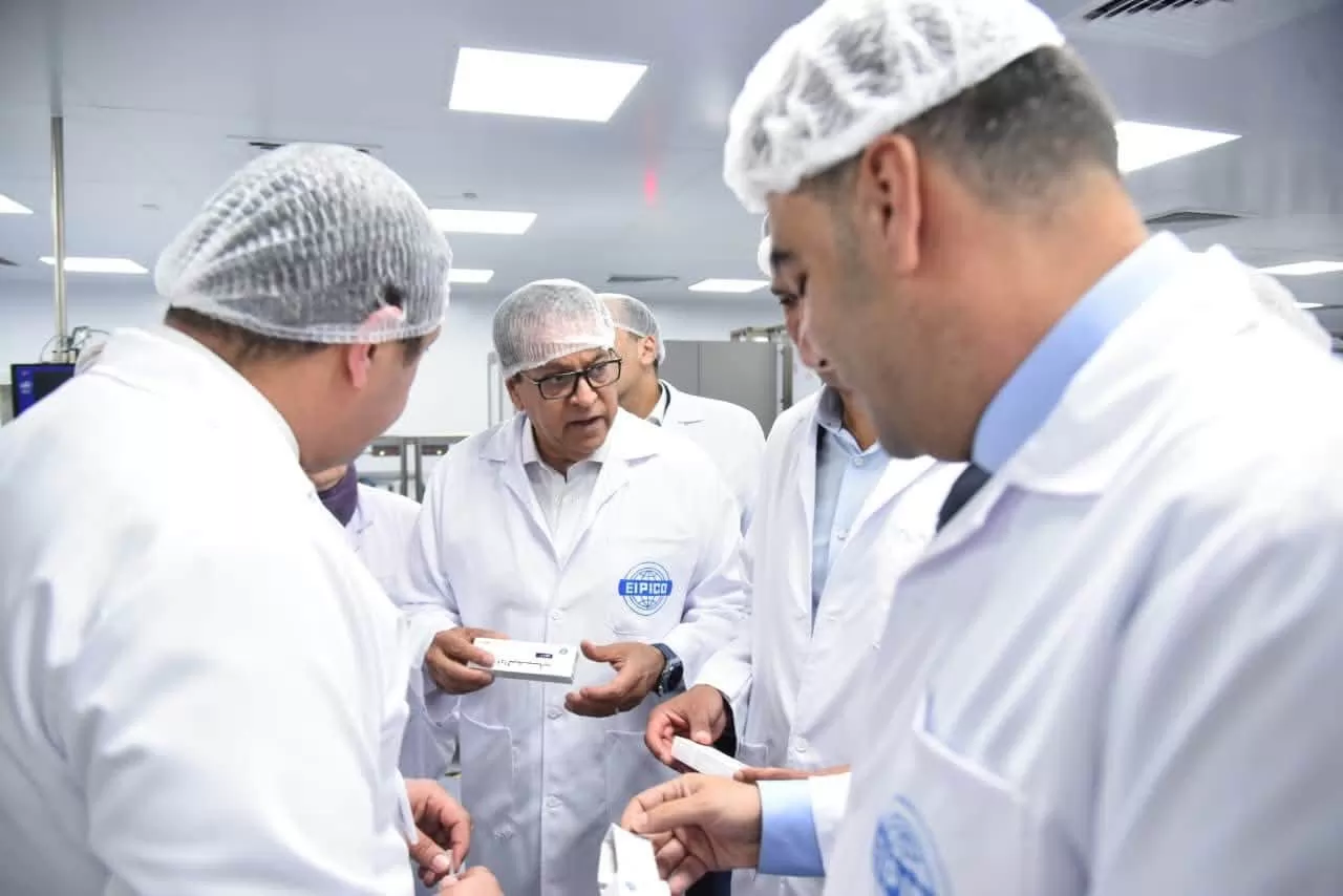 وزير الصحة يفتتح مصنع «إيبيكو 3» بالعاشر من رمضان بحضور وزير الصناعة ويتفقد خطوط الإنتاج والتعبئة