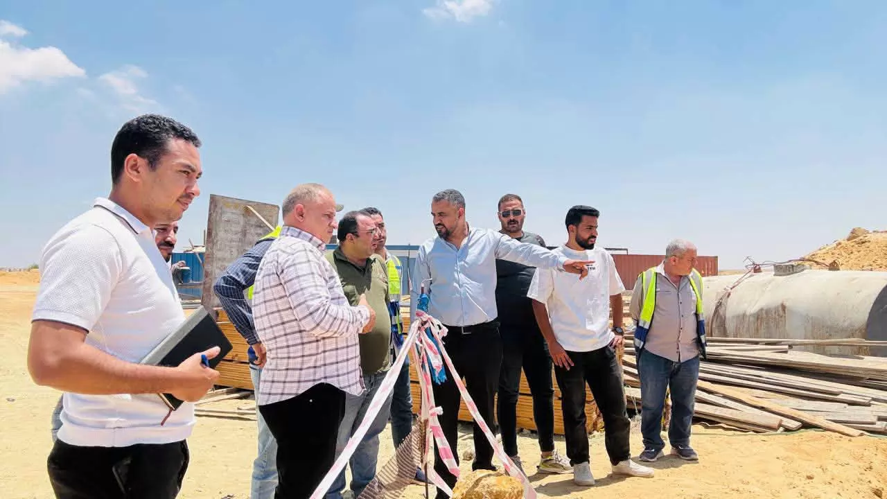 رئيس جهاز العبور الجديدة يتابع مشروعات المرافق وتسليم الأراضي