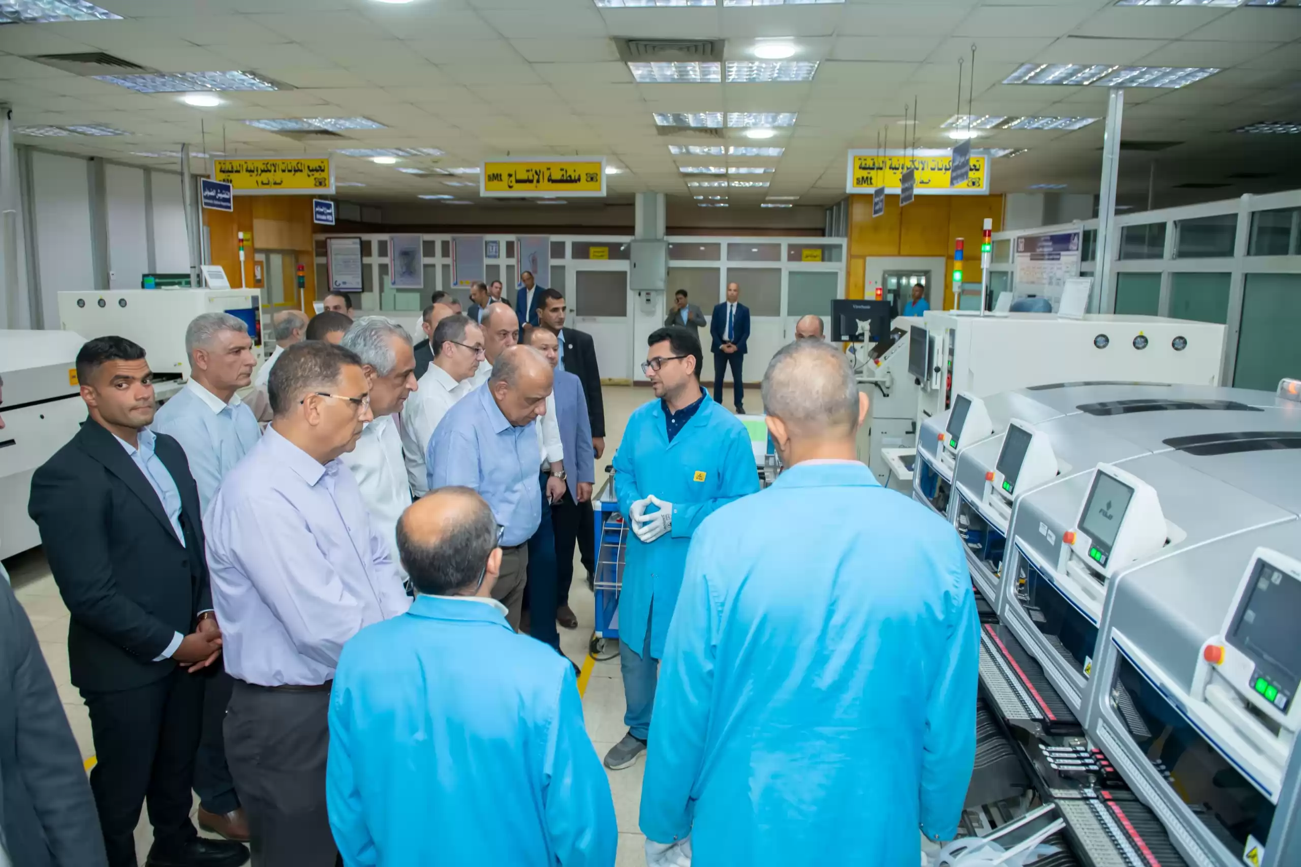وزيرا الإنتاج الحربي والكهرباء يتفقدان 