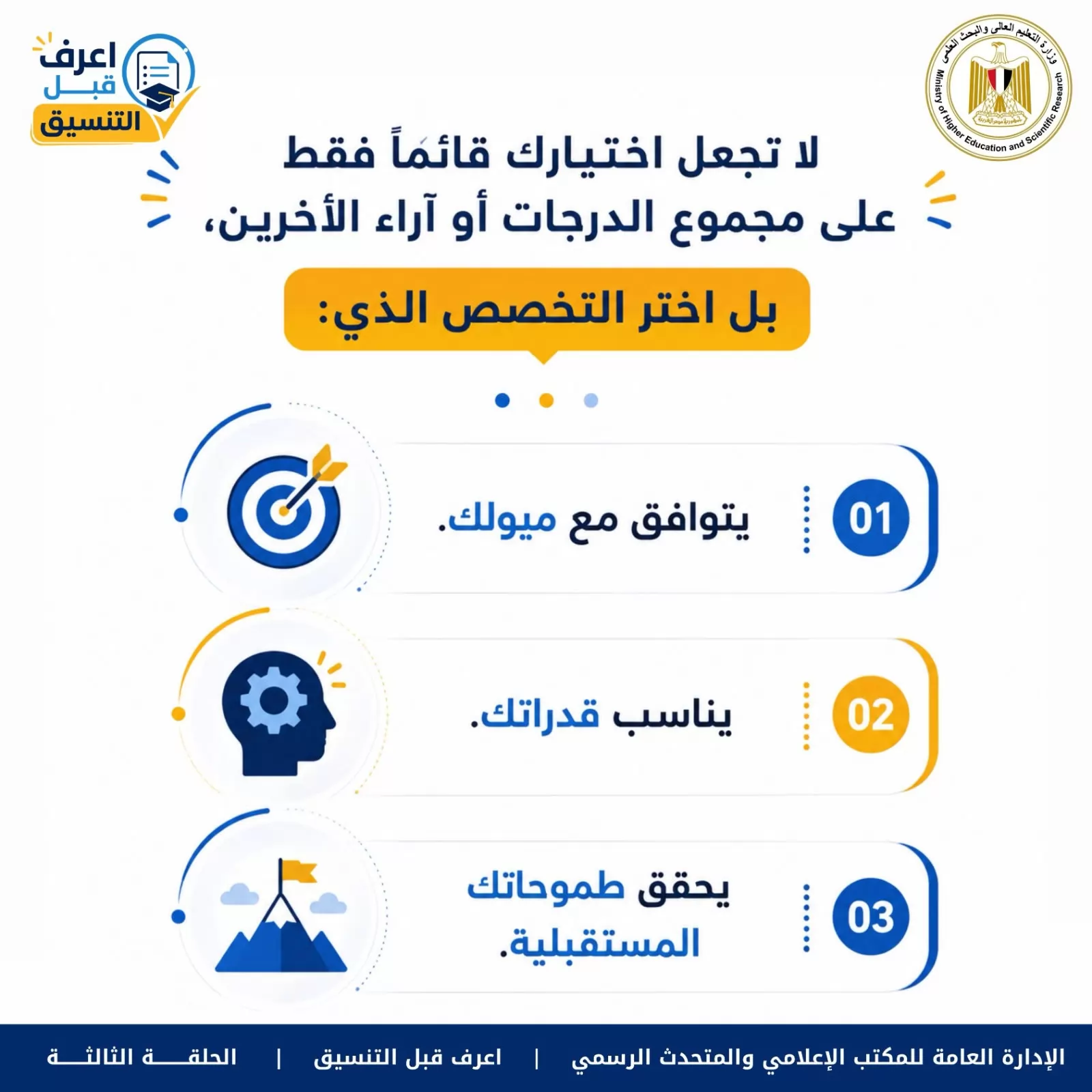 التعليم العالي تطلق سلسلة 