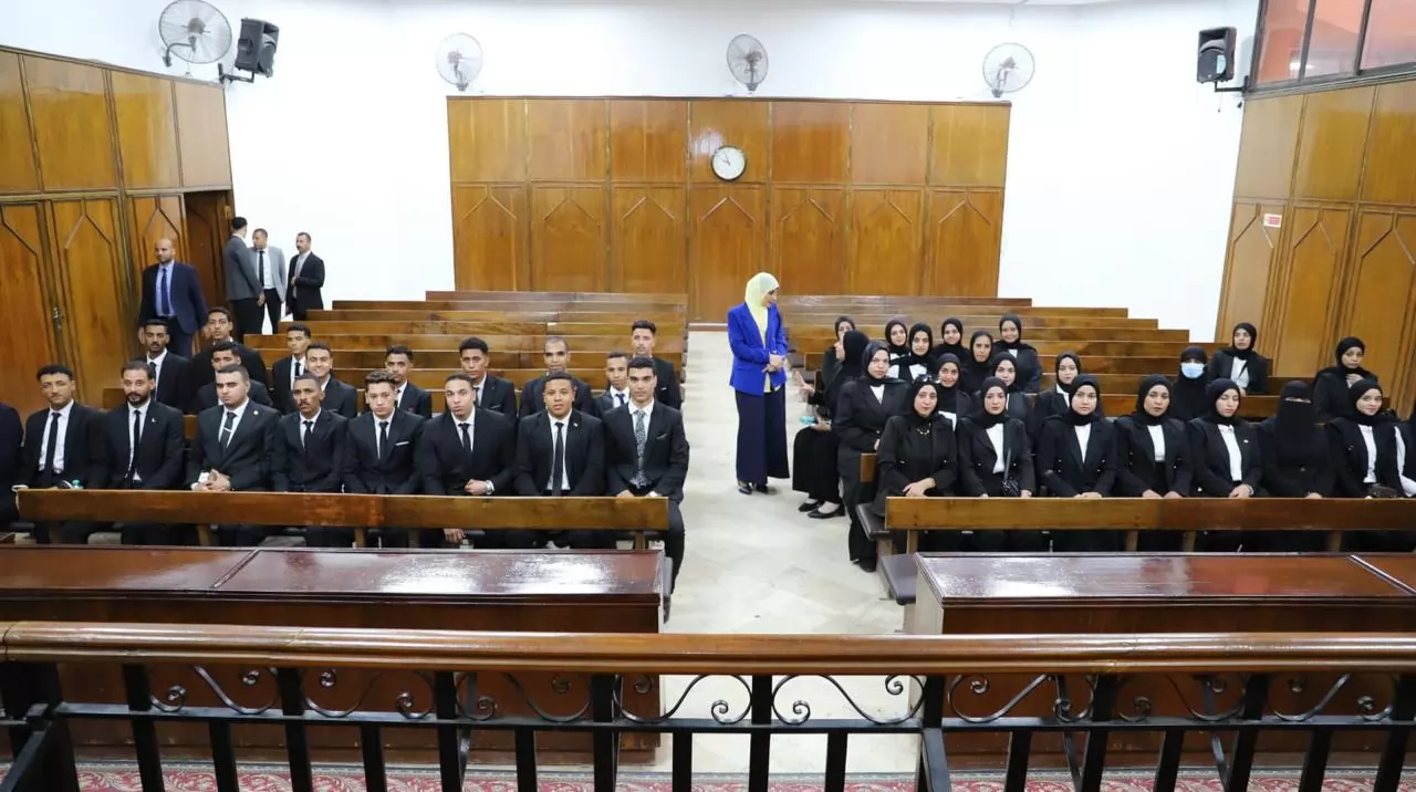 مجلس الدولة يستقبل وفدًا من طلاب كلية الحقوق بجامعة قنا