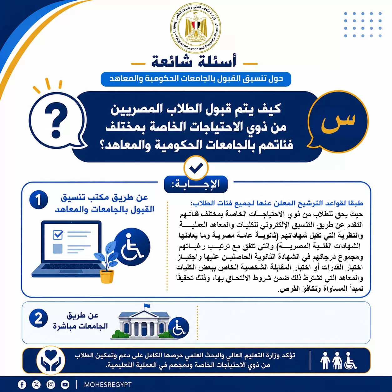 تنسيق المرحلة الثانية..أدلة إرشادية للتوعية بالتنسيق الإلكتروني 