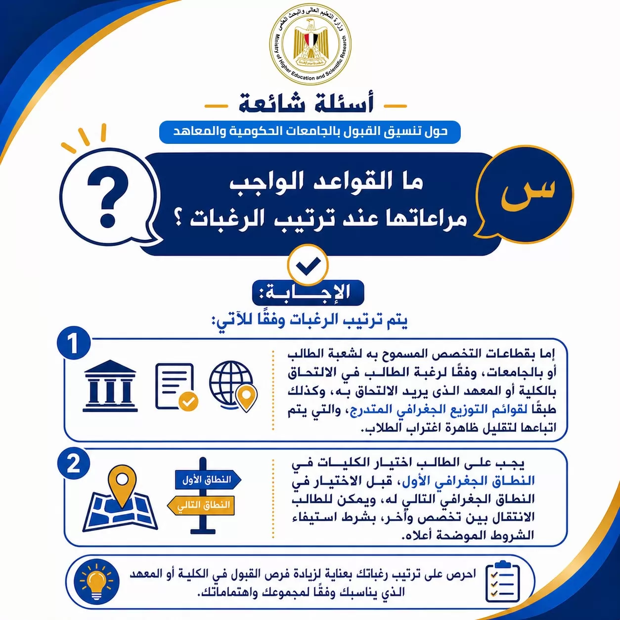 تنسيق المرحلة الثانية..أدلة إرشادية للتوعية بالتنسيق الإلكتروني 