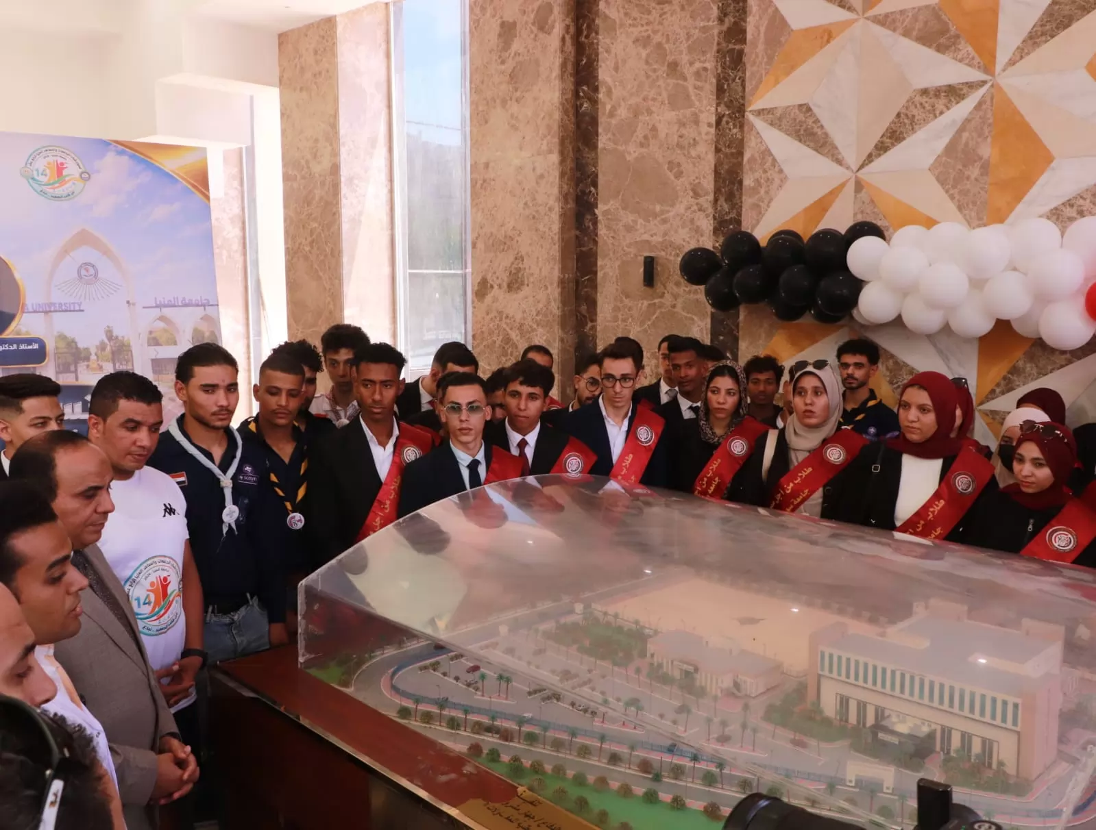  رئيس جامعة المنيا يعلن انطلاق مهرجان شعلة