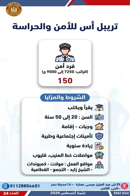 وظائف للشباب وذوي الهمم.. 1355 فرصة عمل في 7 محافظات