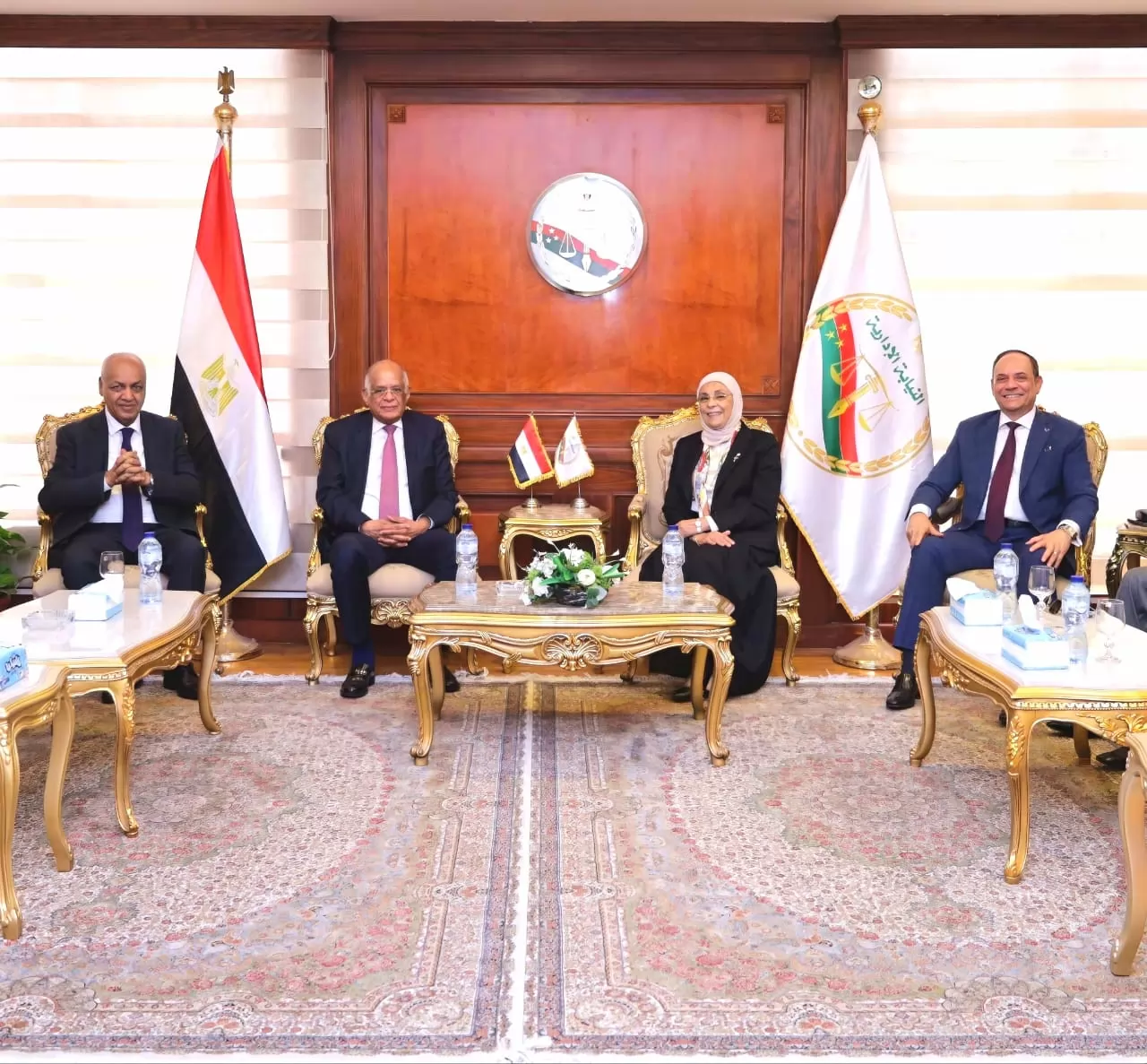 رئيس مجلس النواب الأسبق يهنئ رئيسة النيابة الإدارية بتولي منصبها