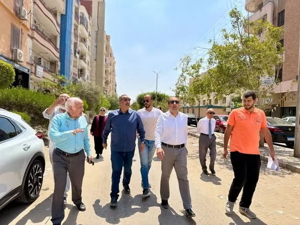 متابعة ميدانية لمشروع الصرف الصحي في أرض الجمعيات بالإسماعيلية
