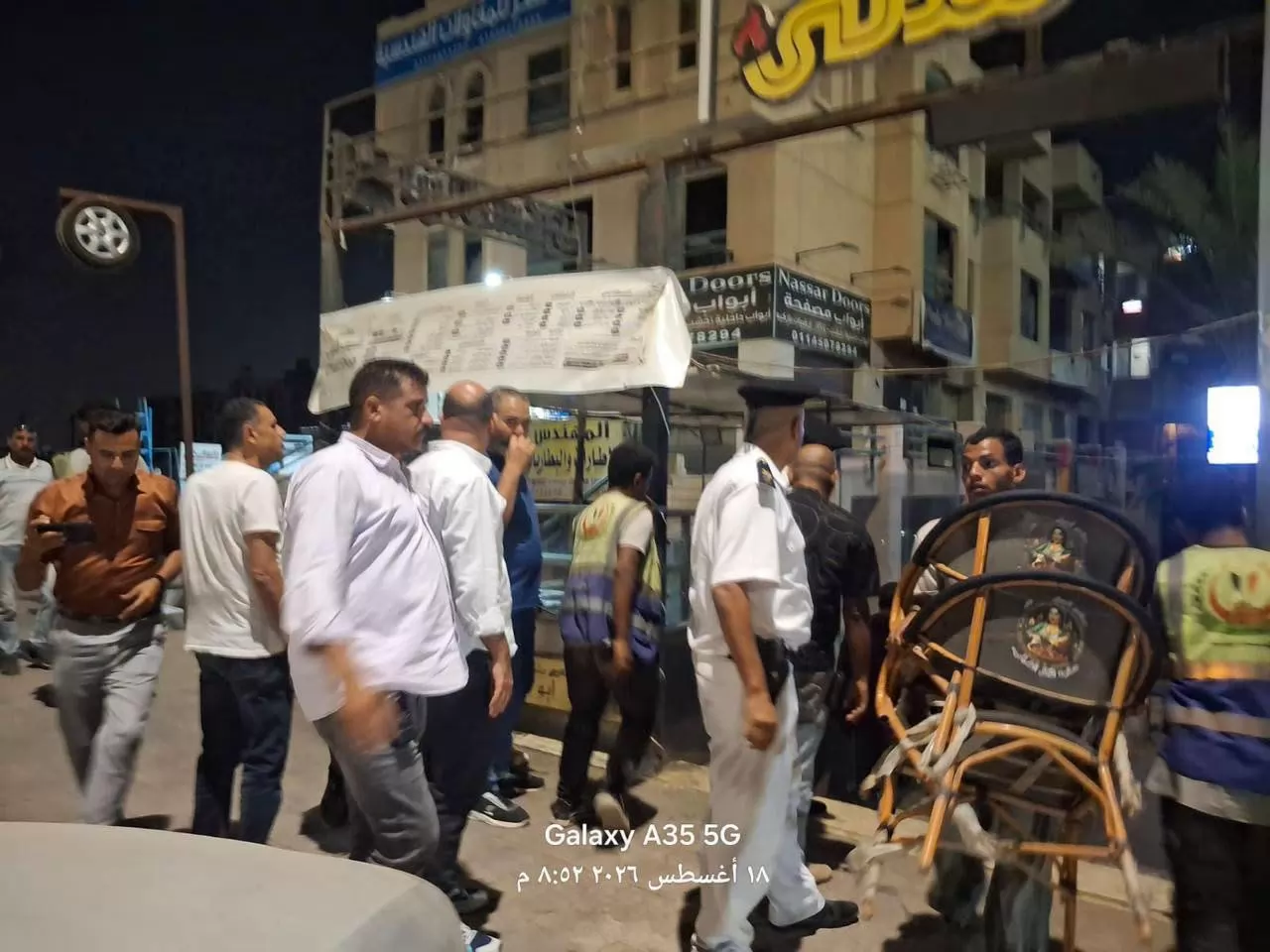 حملات مسائية مكبرة بـ 6 أكتوبر لرفع الإشغالات وإعادة الانضباط