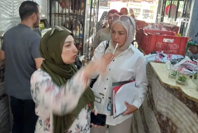 ضبط 330 كيلو لحوم مجهولة ودواجن فاسدة بمحلات مشهورة فى مدينة بدر