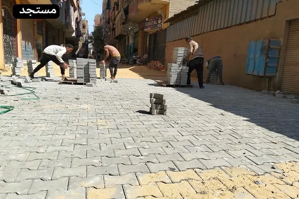 بدء أعمال رصف وتطوير عدد من الشوارع بالوراق وجنوب بالجيزة