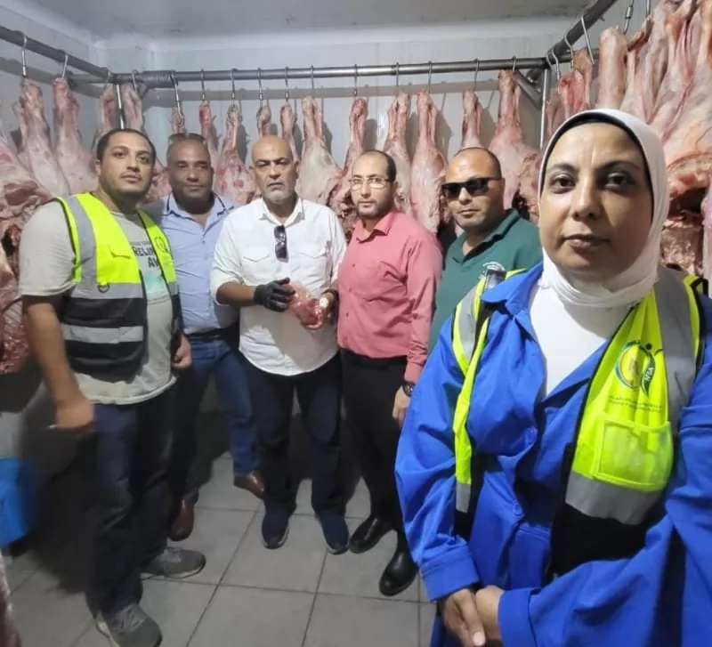 ضبط 770 كجم لحوم غير صالحة للاستهلاك في العبور