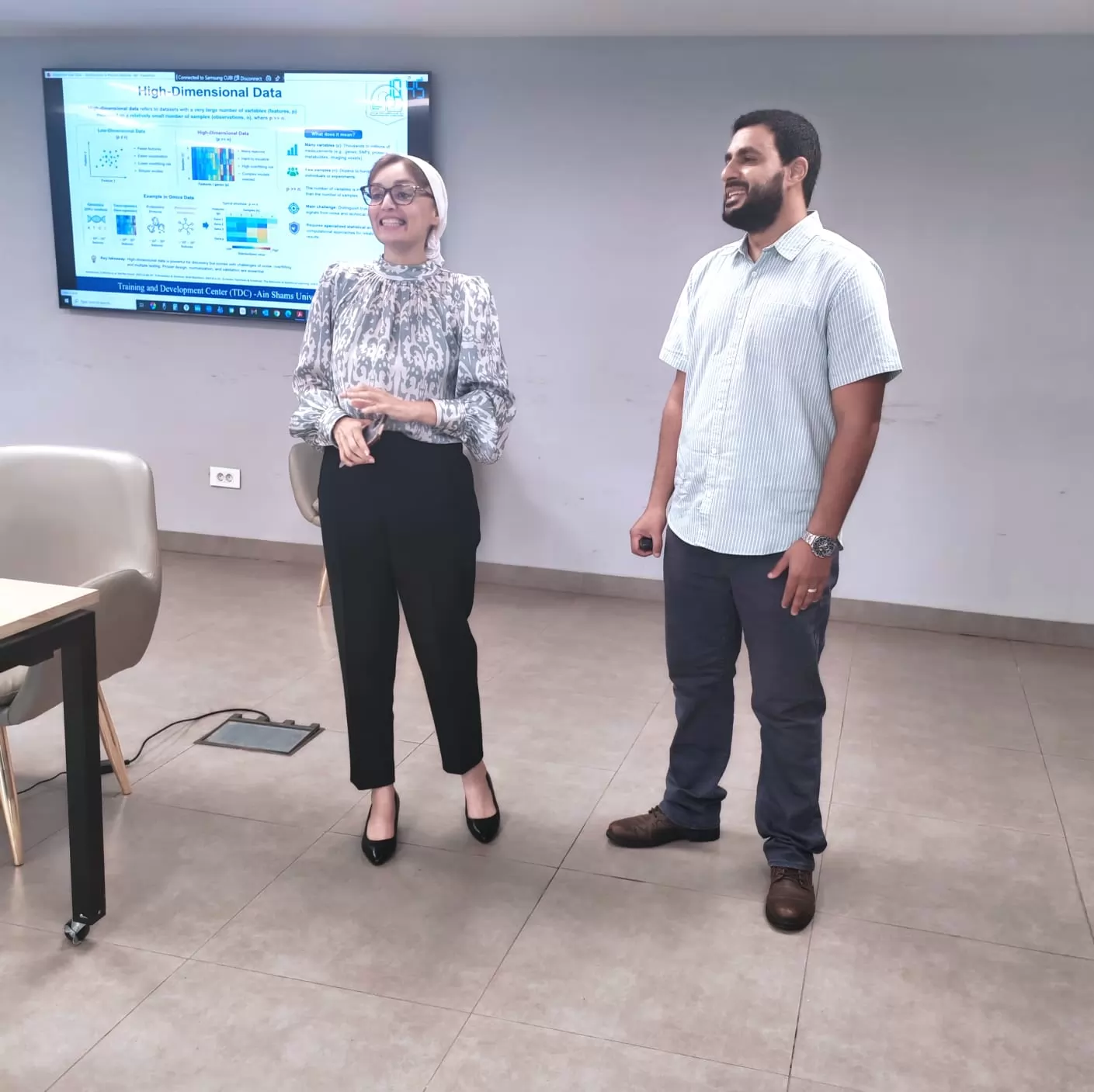 جامعة عين شمس تنظم ورشة عمل حول المعلوماتية الحيوية والطب الوقائي