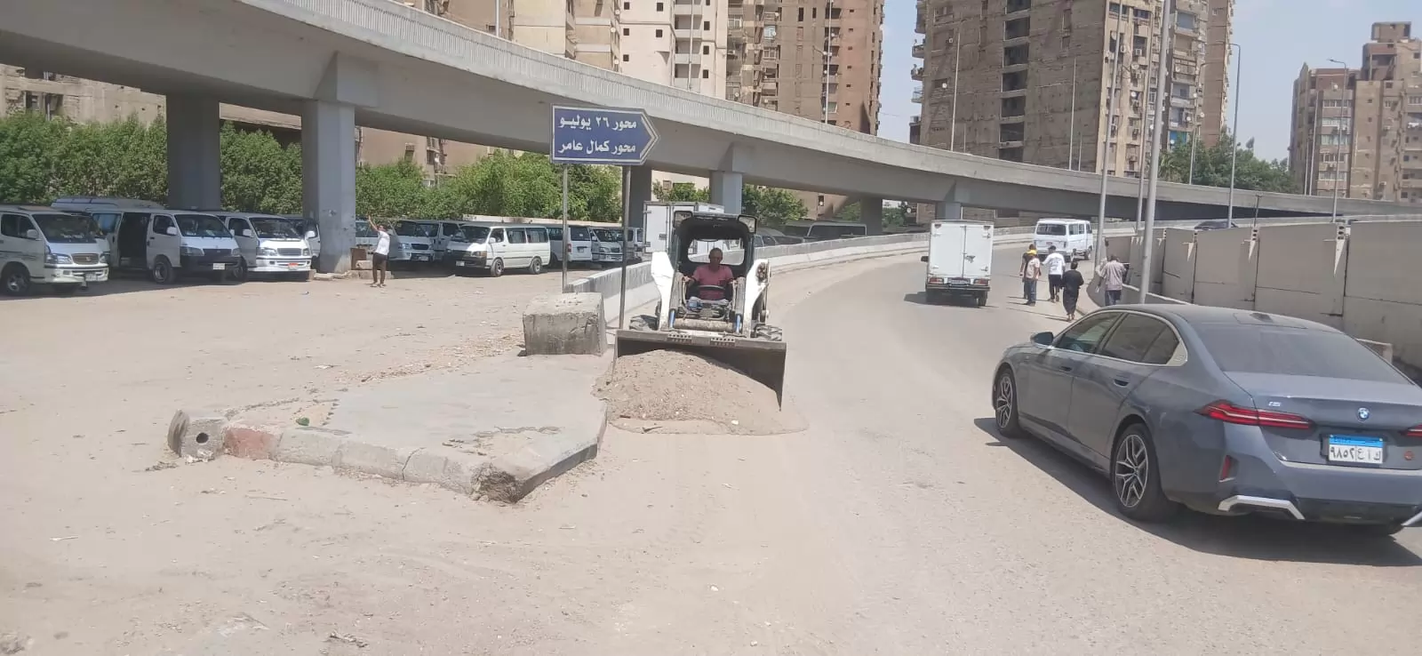 محافظ الجيزة يتفقد جاهزية الطرق والخدمات في جولة ميدانية ب4 احياء