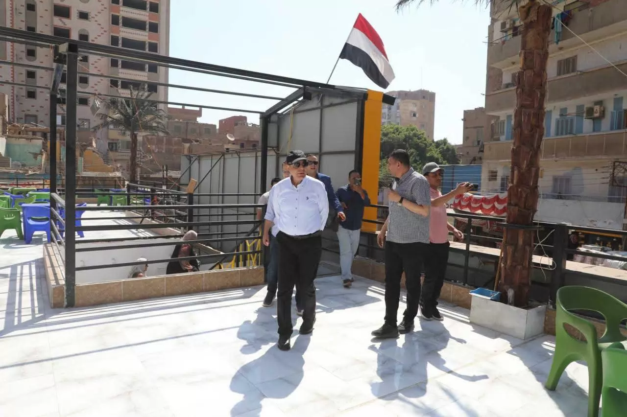 جولة لمحافظ المنيا بميدان عمر افندي
