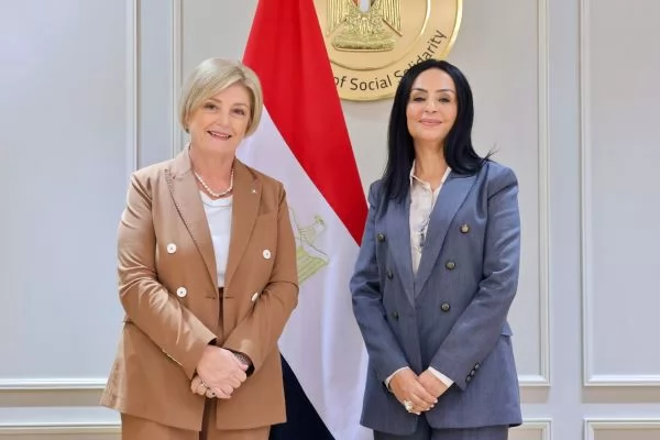 مايا مرسي تستقبل وزيرة العمل بالجمهورية الإيطالية