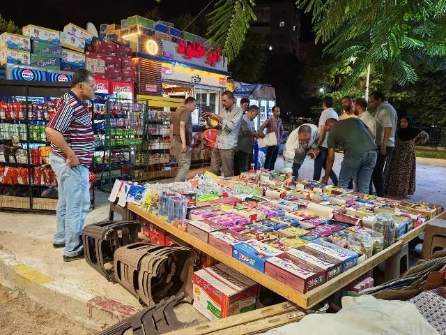 حملة على كورنيش النيل والحبشي ورفع الإشغالات والتعديات بالمنيا