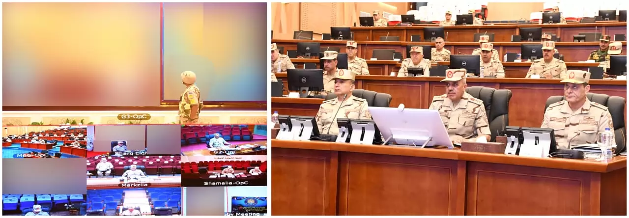 وزير الدفاع يشهد تنفيذ المرحلة الرئيسية لمشروع مراكز القيادة الإستراتيجي التعبوي