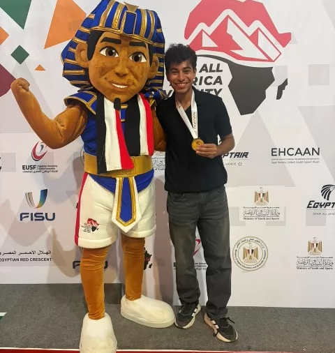 طلاب الجامعة المصرية الروسية يحصدون 4 ميداليات على مستوى إفريقيا.