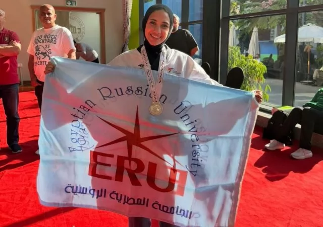طلاب الجامعة المصرية الروسية يحصدون 4 ميداليات على مستوى إفريقيا.