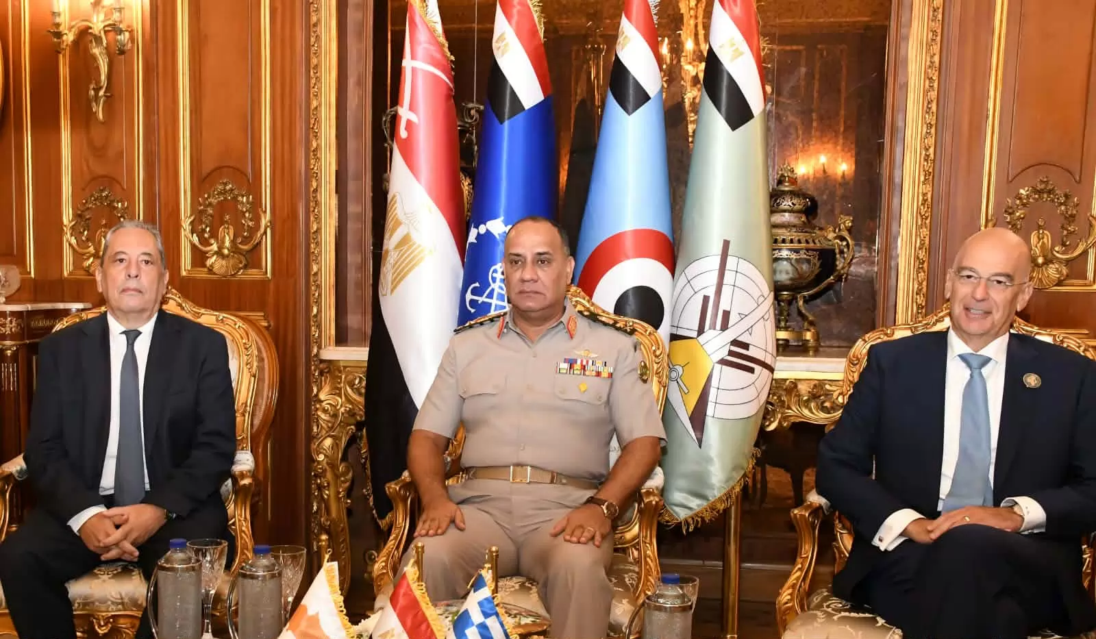 مصر تستضيف الإجتماع الثلاثى السادس لوزراء دفاع مصر واليونان وقبرص