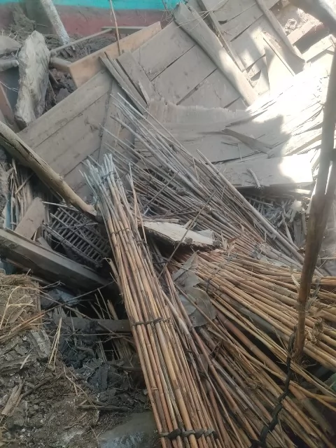 مصرع طفلين وإصابة والدتهما في انهيار منزل بقرية برهمتوش بالدقهلية