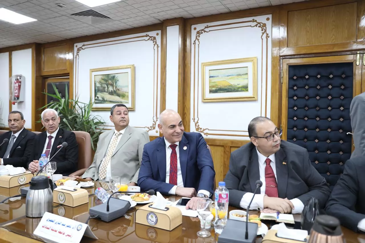 رئيس جامعةالسادات يشهد إجتماع المجلس الأعلى للجامعات بجامعةالمنيا