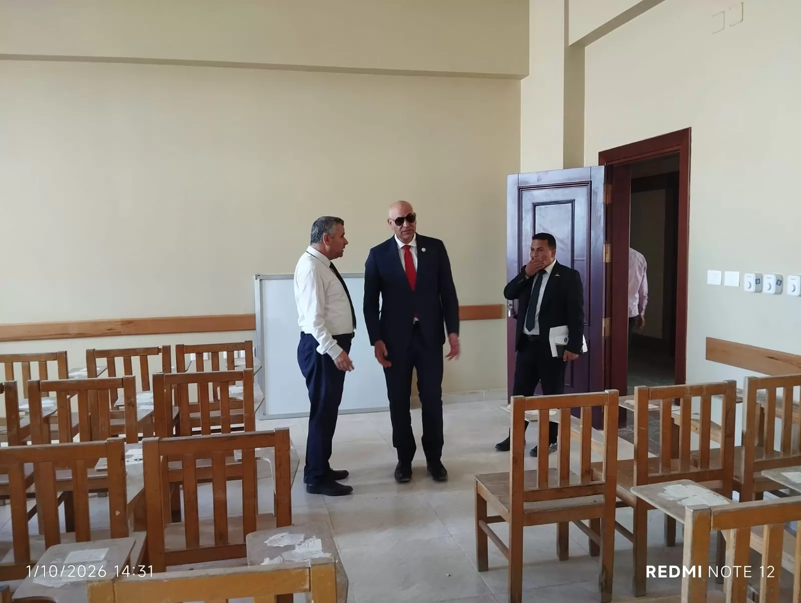رئيس جامعة السادات يتابع التشطيبات النهائية بالجامعة الجديدة