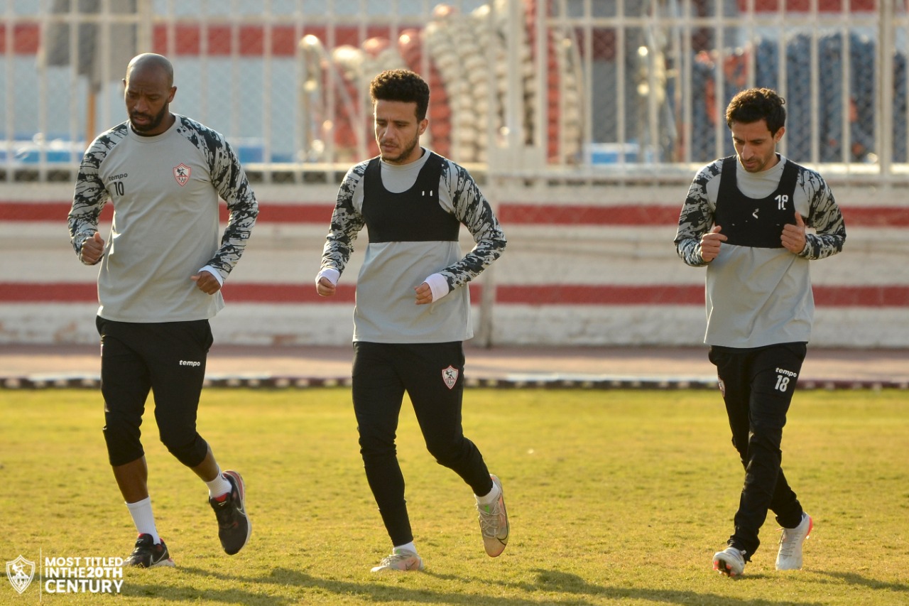 استعدادات الزمالك لمواجهة غزل المحلة .. تصوير آخرون
