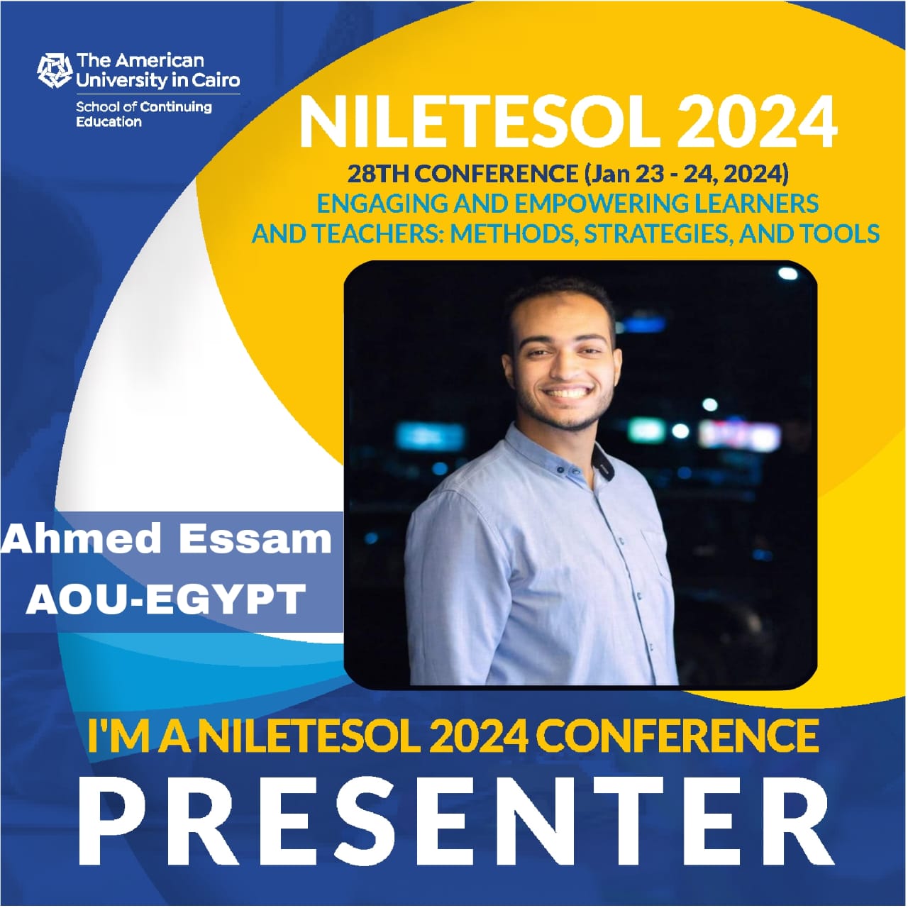 الجامعة العربية المفتوحة تشارك بالمؤتمر الدولي لمؤسسة نايل تيسول