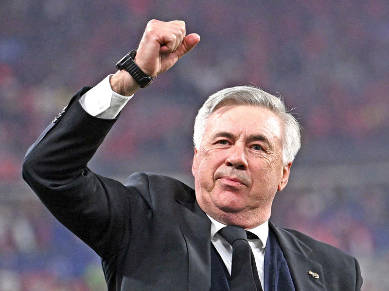  كارلو أنشيلوتي مدرب ريال مدريد