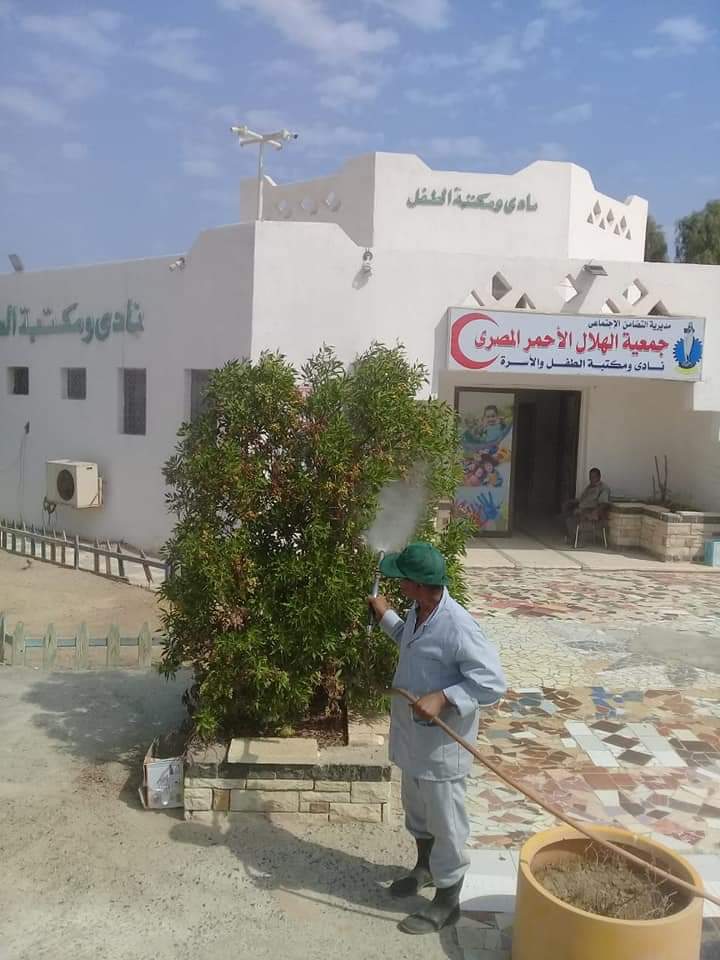 زراعة البحرالأحمر مستمرون فى حملات الرش ومقاومة الحشرات والبعوض ..صور 