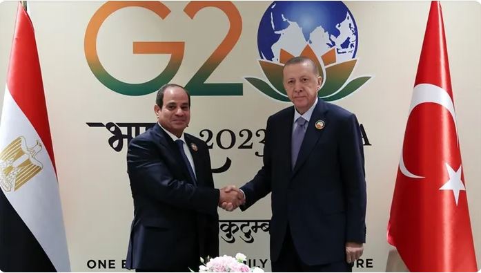 الرئيس السيسي ونظيره التركي