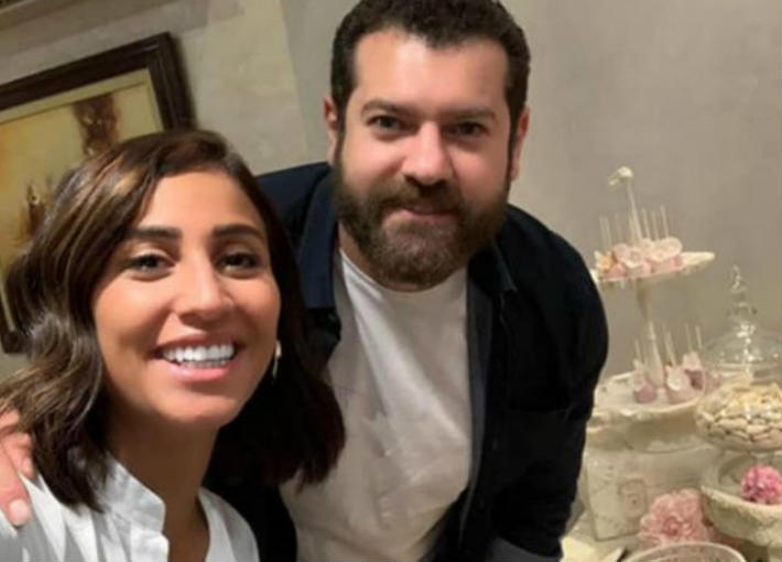 عمرو يوسف ودينا الشربينى