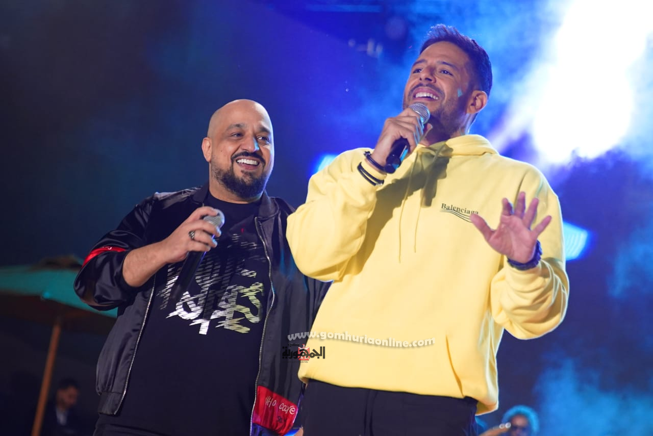 رغم برودة الجو.. محمد حماقي يشغل أجواء الإسماعيلية بحفل ضخم 