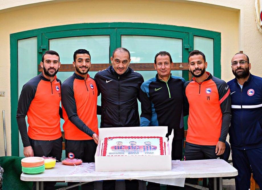 شاهد احتفال نادى فيوتشر بنجومه الدوليين بعد انضمامهم للمنتخب.. صور