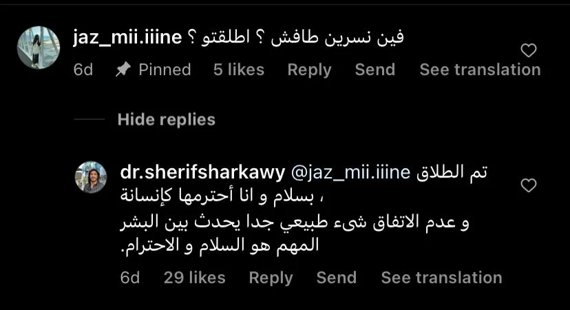 اسم نسرين طافش يتصدر مؤشر جوجل بعد انفصالها