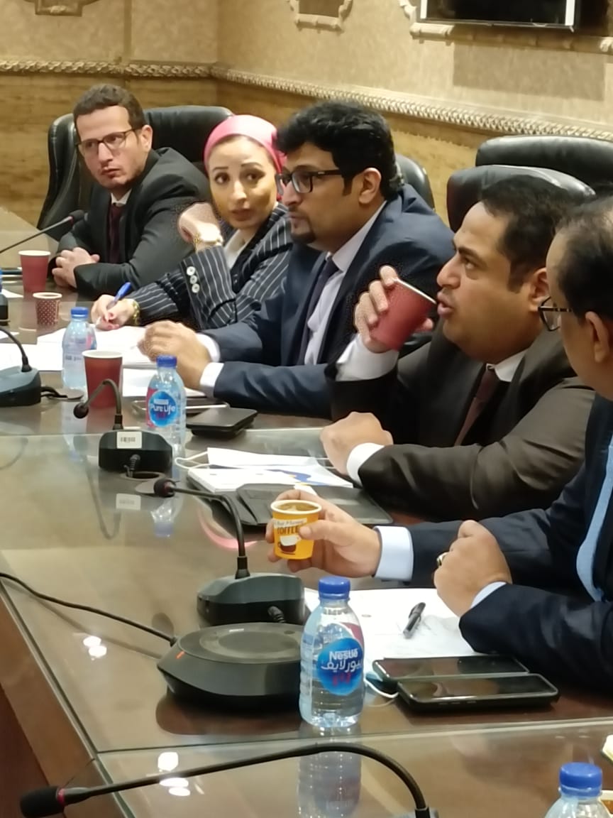 رئيس مصلحة الجمارك يلتقى الملحق التجاري السعودى فى مصر وممثلى شركة ( سابك)