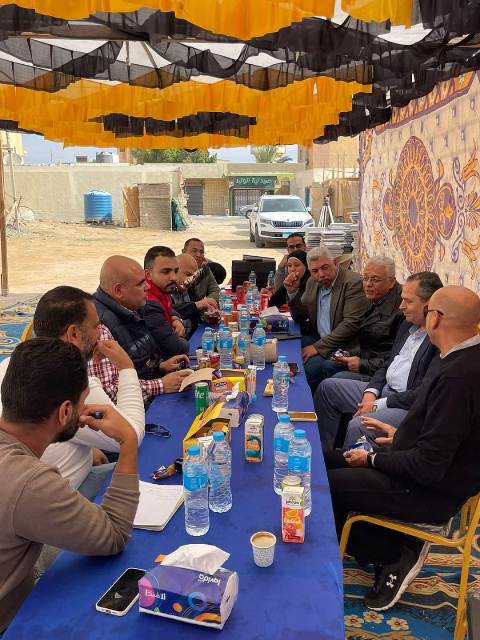 سالم يتفقد الأعمال التنفيذية بمدرسة رأس غارب الرسمية