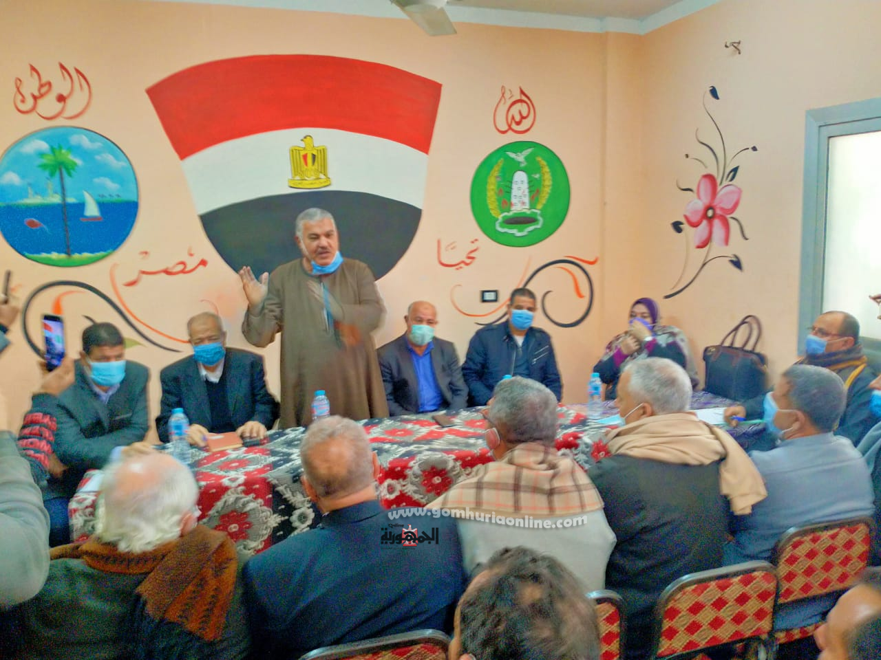 رئيس مدينة اشمون في لقاء جماهيري بحضور النواب بجريس